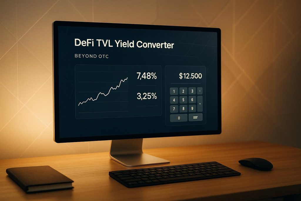 DeFi TVL Yield Converter