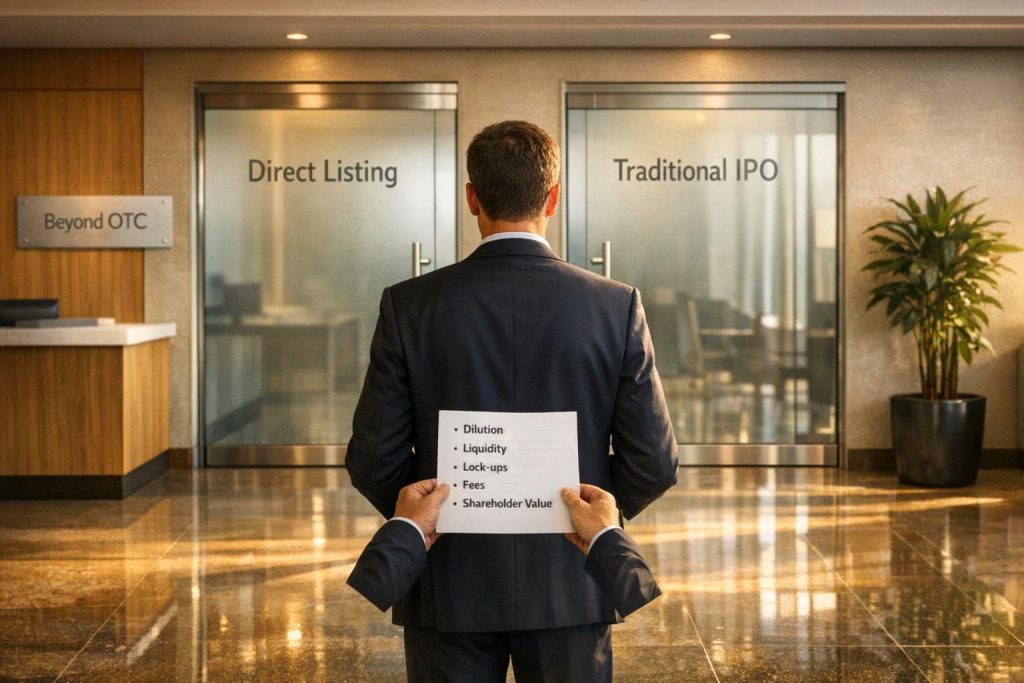 Direct Listing vs Traditional IPO: Pre-IPO Holder Outcomes Compared