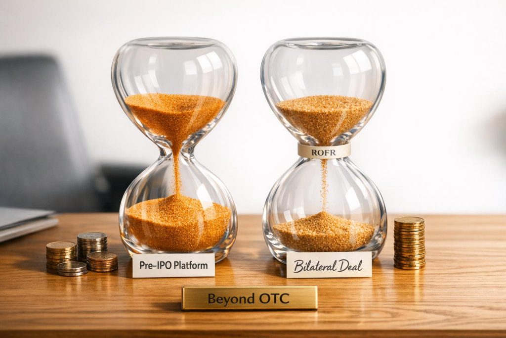 Pre-IPO Trading Platforms vs Bilateral Deals: Pricing and Liquidity