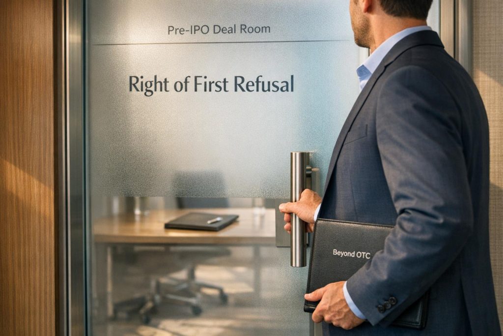 Right of First Refusal in Pre-IPO Transactions: Buyer Implications