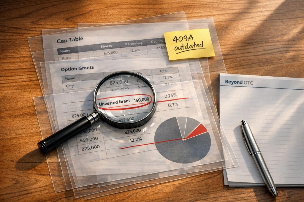 Cap Table Diligence: Red Flags in Pre-IPO Share Purchases