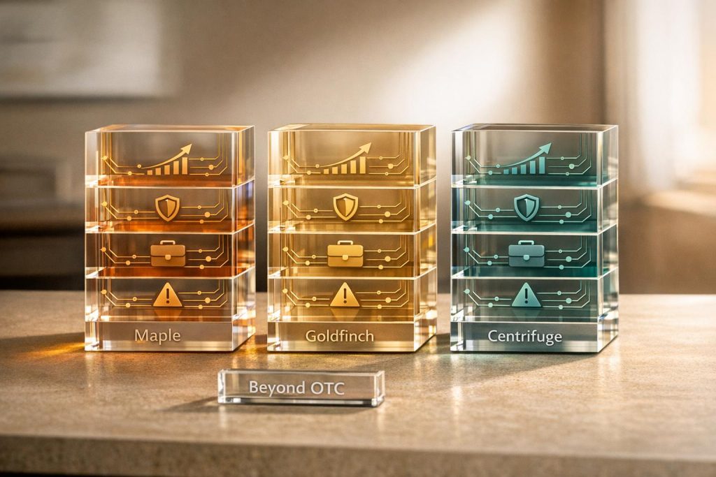 Onchain Credit Markets: Maple, Goldfinch, Centrifuge Compared
