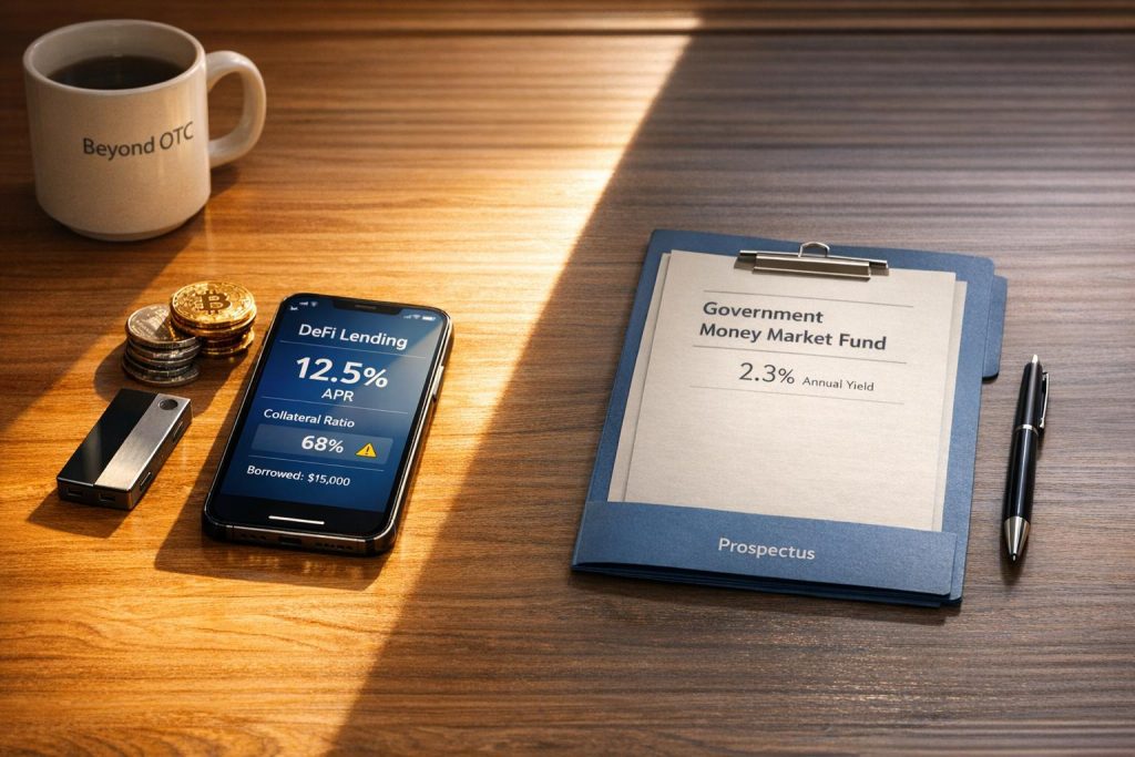 DeFi Lending vs Money Market Funds: Yield and Risk Compared